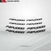 Dual Pack Inner Rim Tape Sticker Decal for Yamaha FZR 1000 - Motorcycle stickers and decals