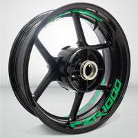 Dual Pack Inner Rim Tape Sticker Decal for Yamaha FZR 1000 - Motorcycle stickers and decals