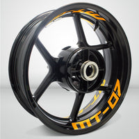 Dual Pack Inner Rim Tape Sticker Decal for Yamaha MT07 - Motorcycle stickers and decals