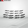 Dual Pack Inner Rim Tape Sticker Decal for Yamaha MT07 - Motorcycle stickers and decals