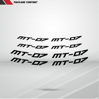 Dual Pack Inner Rim Tape Sticker Decal for Yamaha MT07 - Motorcycle stickers and decals