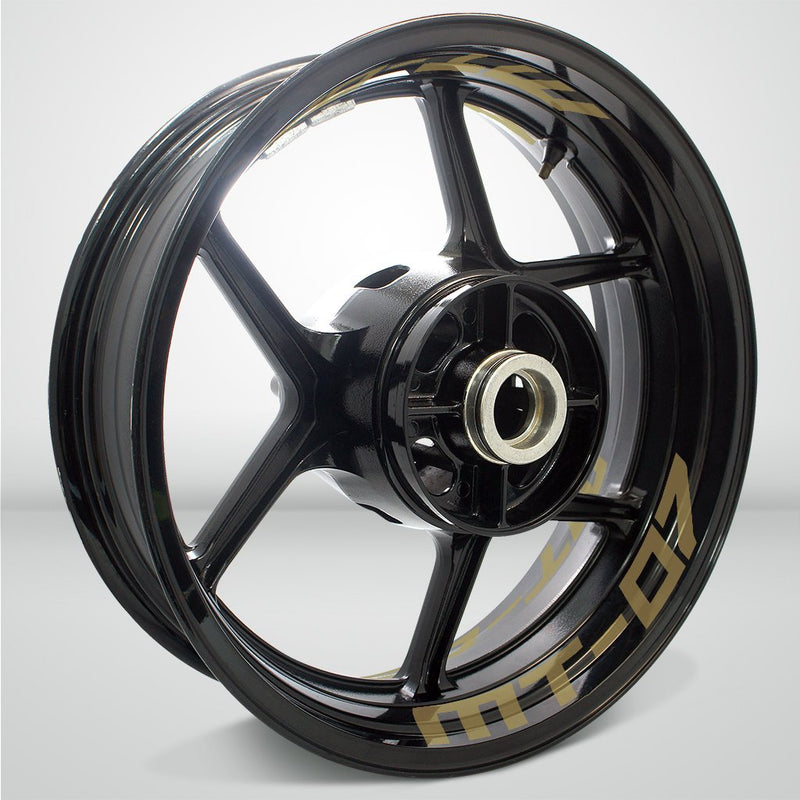 Dual Pack Inner Rim Tape Sticker Decal for Yamaha MT07 - Motorcycle stickers and decals