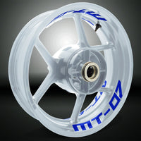 Dual Pack Inner Rim Tape Sticker Decal for Yamaha MT07 - Motorcycle stickers and decals
