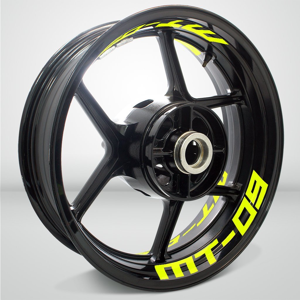 Dual Pack Inner Rim Tape Sticker Decal for Yamaha MT09 - Motorcycle stickers and decals