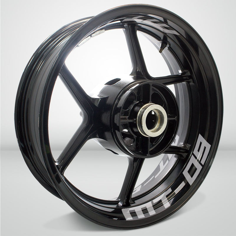 Dual Pack Inner Rim Tape Sticker Decal for Yamaha MT09 - Motorcycle stickers and decals