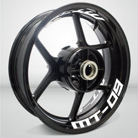 Dual Pack Inner Rim Tape Sticker Decal for Yamaha MT09 - Motorcycle stickers and decals
