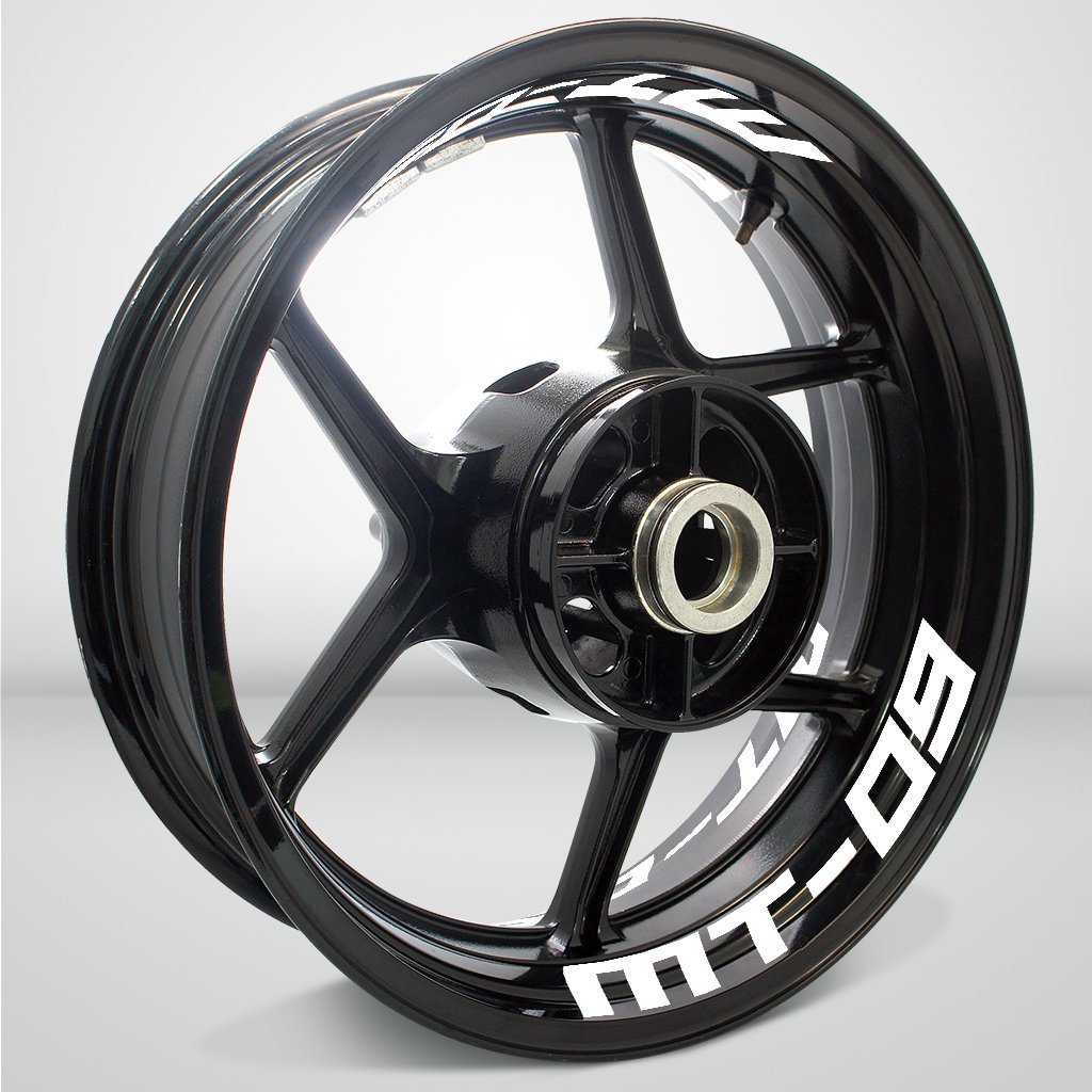 Dual Pack Inner Rim Tape Sticker Decal for Yamaha MT09 - Motorcycle stickers and decals