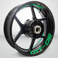 Dual Pack Inner Rim Tape Sticker Decal for Yamaha MT09 - Motorcycle stickers and decals