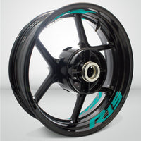 Dual Pack Inner Rim Tape Sticker Decal for Yamaha R15 - Motorcycle stickers and decals