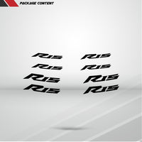 Dual Pack Inner Rim Tape Sticker Decal for Yamaha R15 - Motorcycle stickers and decals
