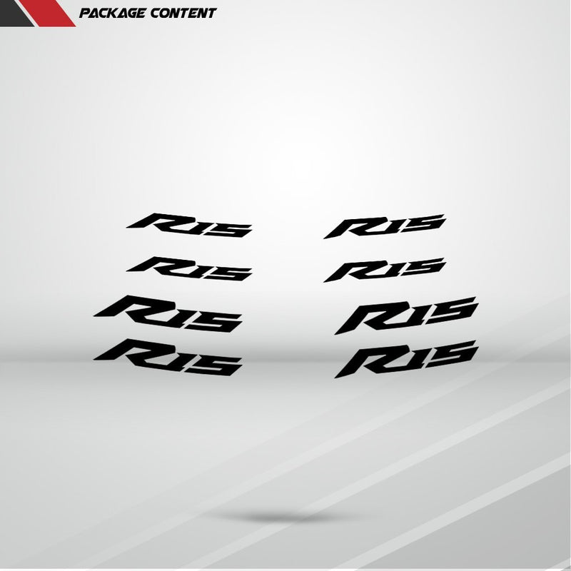 Dual Pack Inner Rim Tape Sticker Decal for Yamaha R15 - Motorcycle stickers and decals