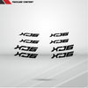 Dual Pack Inner Rim Tape Sticker Decal for Yamaha XJ6 - Motorcycle stickers and decals