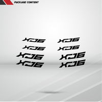 Dual Pack Inner Rim Tape Sticker Decal for Yamaha XJ6 - Motorcycle stickers and decals