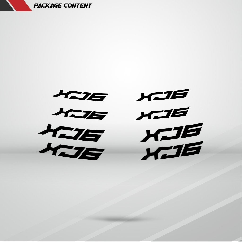 Dual Pack Inner Rim Tape Sticker Decal for Yamaha XJ6 - Motorcycle stickers and decals