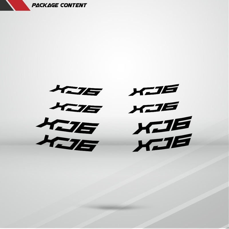 Dual Pack Inner Rim Tape Sticker Decal for Yamaha XJ6 - Motorcycle stickers and decals