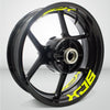 Dual Pack Inner Rim Tape Sticker Decal for Yamaha XJ6 - Motorcycle stickers and decals