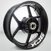 Dual Pack Inner Rim Tape Sticker Decal for Yamaha XJ6 - Motorcycle stickers and decals