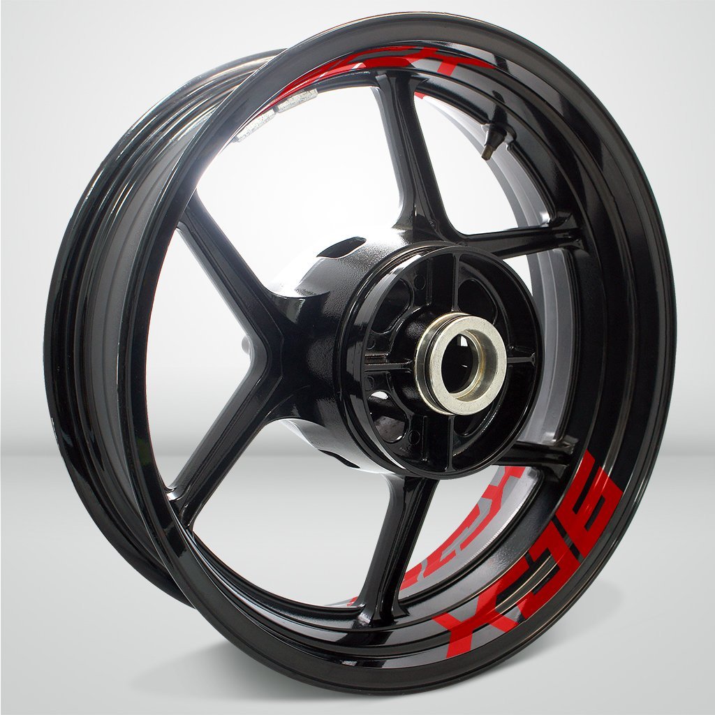 Dual Pack Inner Rim Tape Sticker Decal for Yamaha XJ6 - Motorcycle stickers and decals