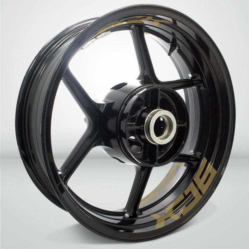 Dual Pack Inner Rim Tape Sticker Decal for Yamaha XJ6 - Motorcycle stickers and decals