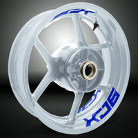 Dual Pack Inner Rim Tape Sticker Decal for Yamaha XJ6 - Motorcycle stickers and decals