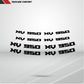 Dual Pack Inner Rim Tape Sticker Decal for Yamaha XV950 - Stickman Vinyls