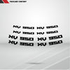 Dual Pack Inner Rim Tape Sticker Decal for Yamaha XV950 - Motorcycle stickers and decals