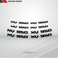 Dual Pack Inner Rim Tape Sticker Decal for Yamaha XV950 - Motorcycle stickers and decals
