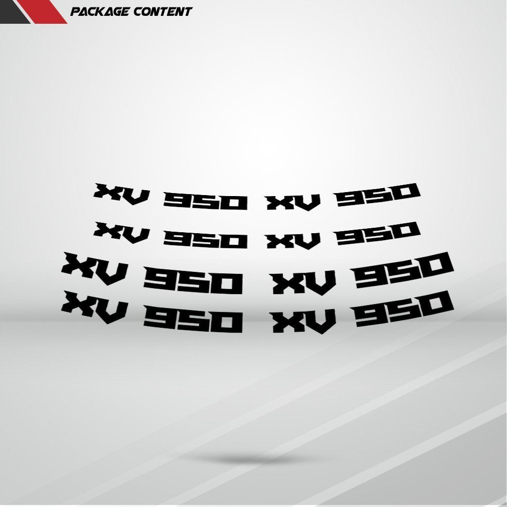 Dual Pack Inner Rim Tape Sticker Decal for Yamaha XV950 - Motorcycle stickers and decals