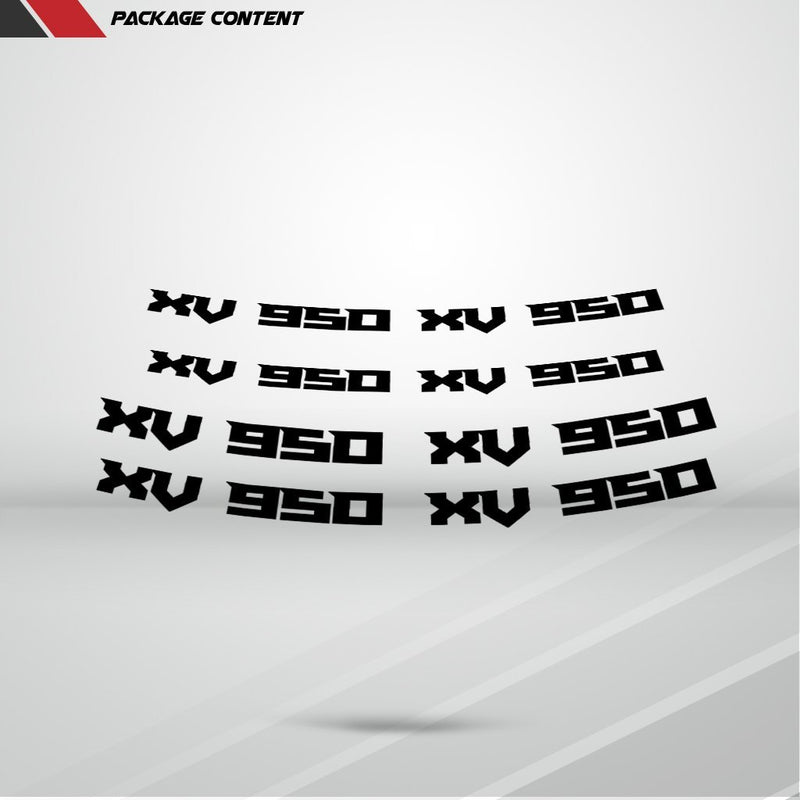 Dual Pack Inner Rim Tape Sticker Decal for Yamaha XV950 - Motorcycle stickers and decals