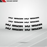 Dual Pack Inner Rim Tape Sticker Decal for Yamaha XV950R - Motorcycle stickers and decals
