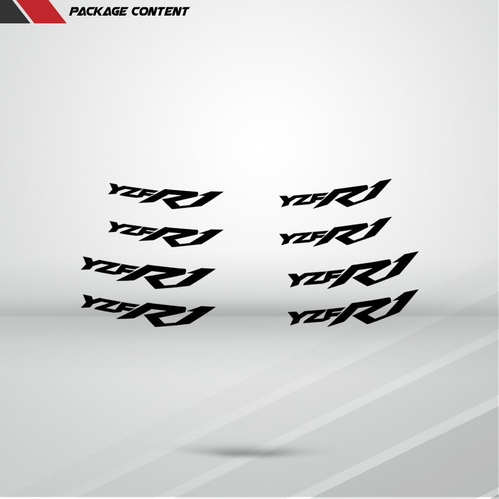 Dual Pack Inner Rim Tape Sticker Decal for Yamaha YZF R1 - Motorcycle stickers and decals