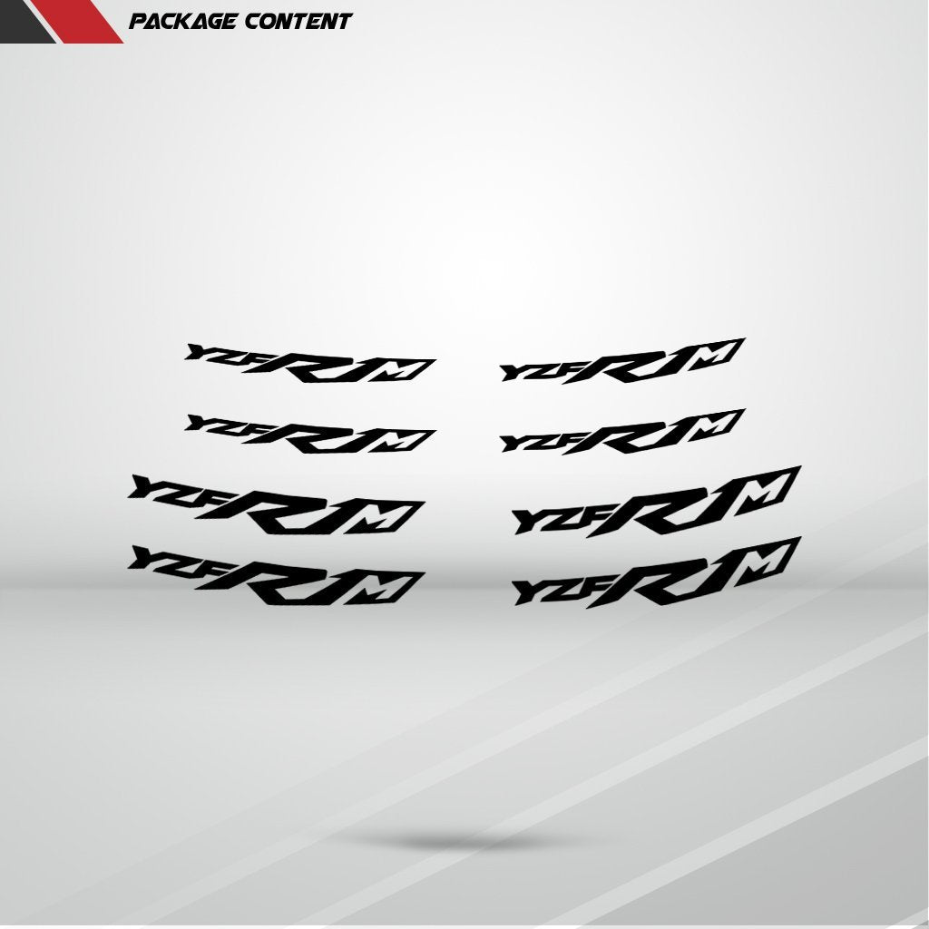 Dual Pack Inner Rim Tape Sticker Decal for Yamaha YZF R1M - Motorcycle stickers and decals