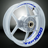 Dual Pack Inner Rim Tape Sticker Decal for Yamaha YZR 1000 - Motorcycle stickers and decals