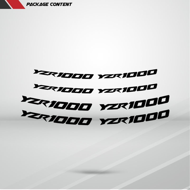Dual Pack Inner Rim Tape Sticker Decal for Yamaha YZR 1000 - Motorcycle stickers and decals