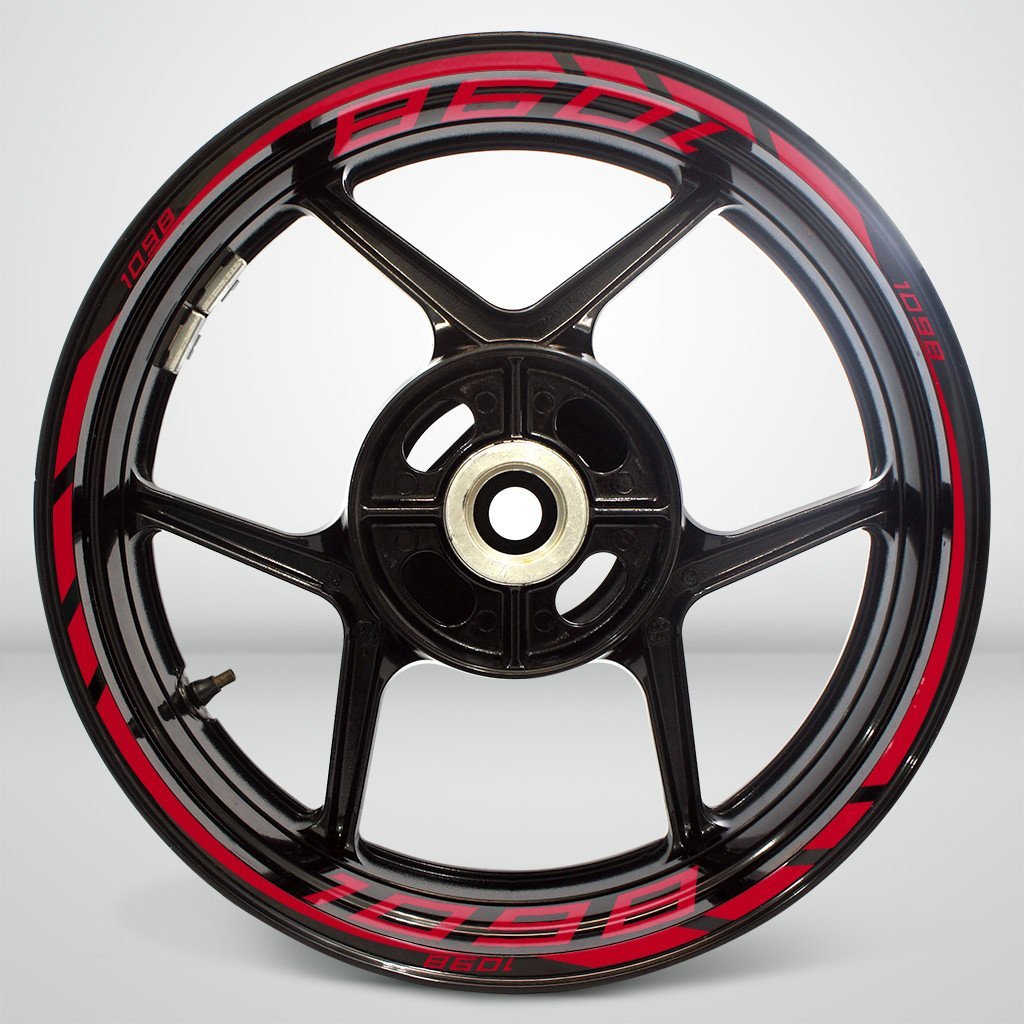 Ducati 1098 Motorcycle Rim Wheel Decal Accessory Sticker - Stickman Vinyls