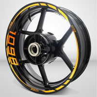 Ducati 1098 Motorcycle Rim Wheel Decal Accessory Sticker - Motorcycle stickers and decals