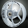 Ducati 1198 Motorcycle Rim Wheel Decal Accessory Sticker - Motorcycle stickers and decals
