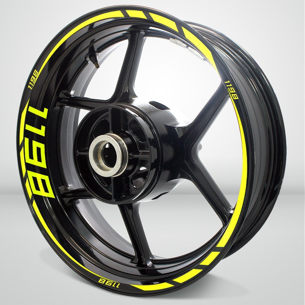 Ducati 1198 Motorcycle Rim Wheel Decal Accessory Sticker - Motorcycle stickers and decals