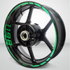 Ducati 1198 Motorcycle Rim Wheel Decal Accessory Sticker - Motorcycle stickers and decals