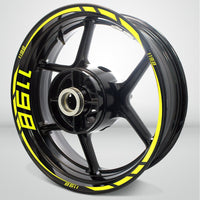 Ducati 1198 Motorcycle Rim Wheel Decal Accessory Sticker - Motorcycle stickers and decals