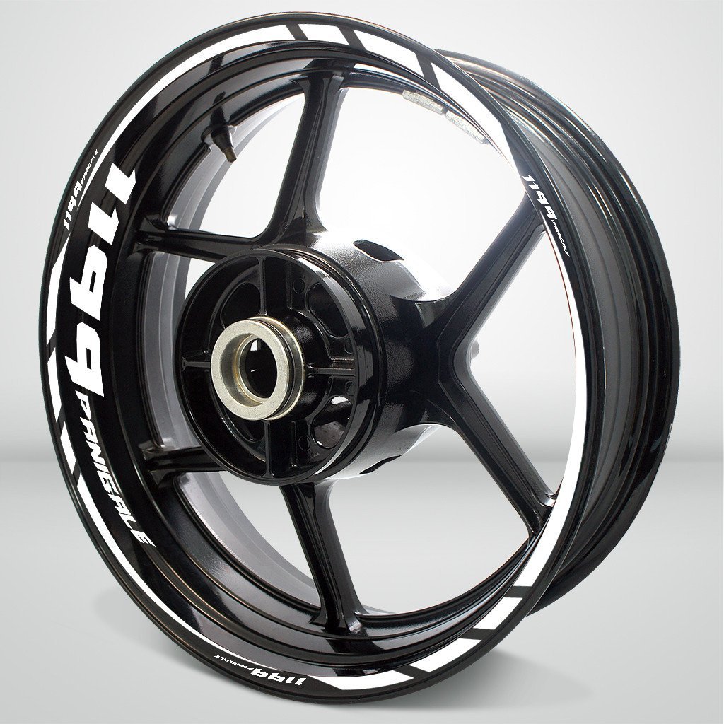 Ducati 1199 Panigale Motorcycle Rim Wheel Decal Accessory Sticker - Motorcycle stickers and decals