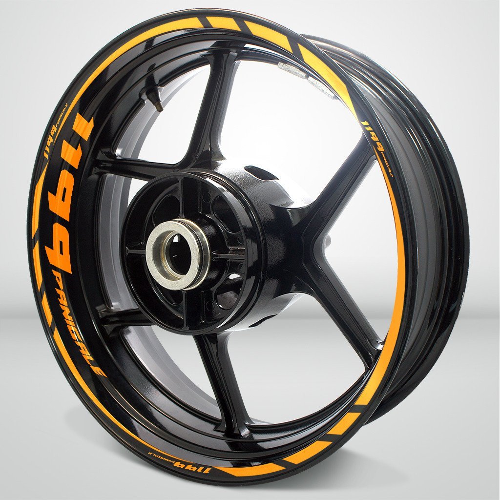 Ducati 1199 Panigale Motorcycle Rim Wheel Decal Accessory Sticker - Motorcycle stickers and decals