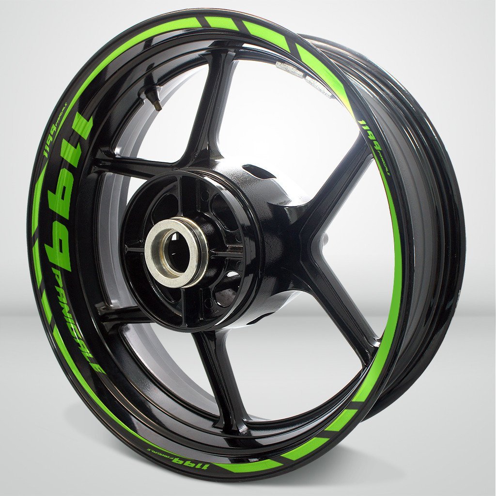 Ducati 1199 Panigale Motorcycle Rim Wheel Decal Accessory Sticker - Motorcycle stickers and decals