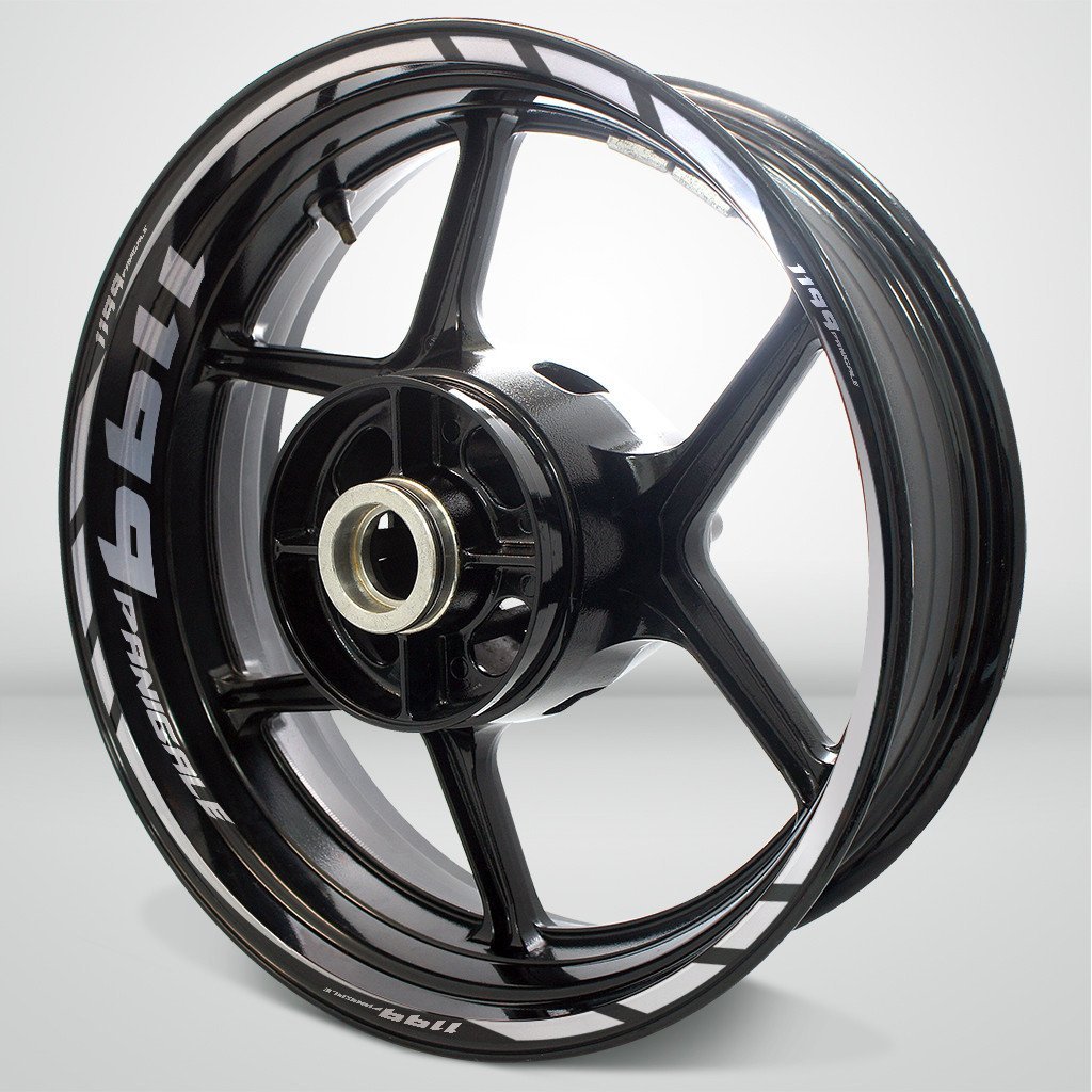 Ducati 1199 Panigale Motorcycle Rim Wheel Decal Accessory Sticker - Motorcycle stickers and decals