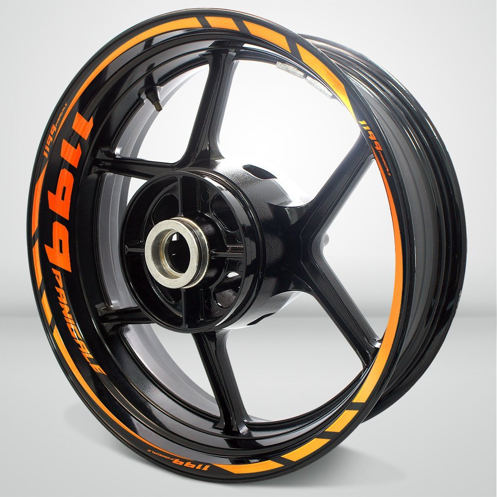 Ducati 1199 Panigale Motorcycle Rim Wheel Decal Accessory Sticker - Motorcycle stickers and decals