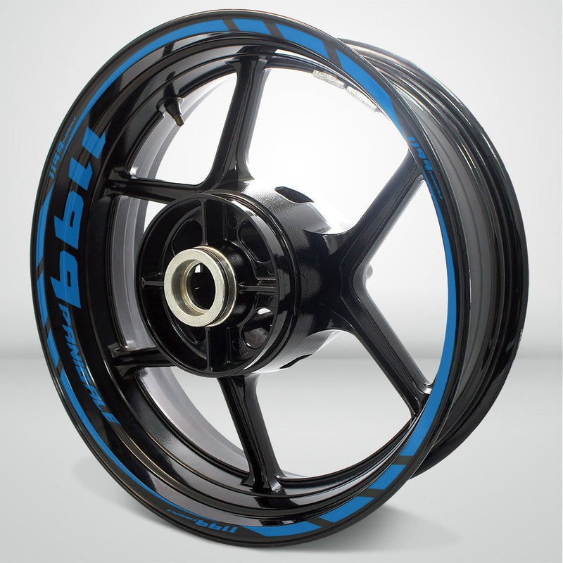 Ducati 1199 Panigale Motorcycle Rim Wheel Decal Accessory Sticker - Motorcycle stickers and decals