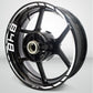 Ducati 848 Motorcycle Rim Wheel Decal Accessory Sticker - Stickman Vinyls