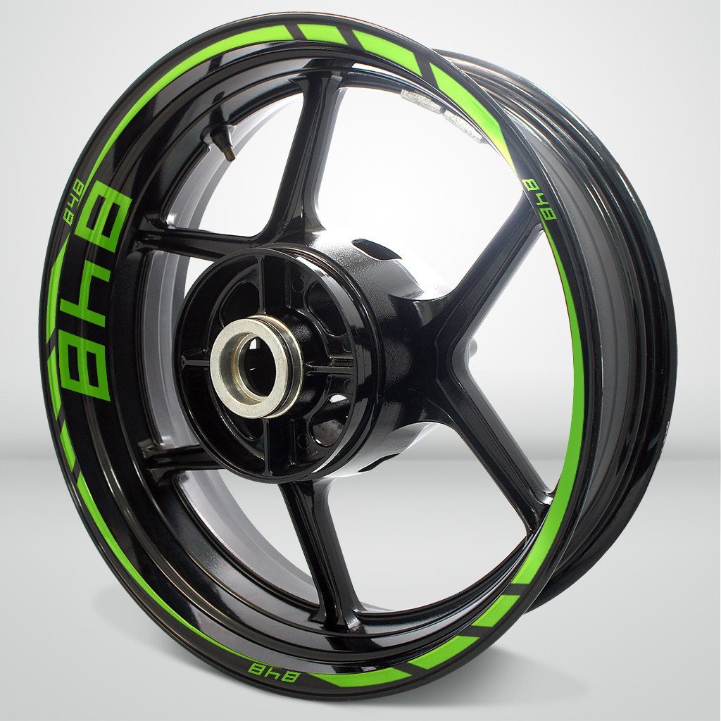 Ducati 848 Motorcycle Rim Wheel Decal Accessory Sticker - Stickman Vinyls