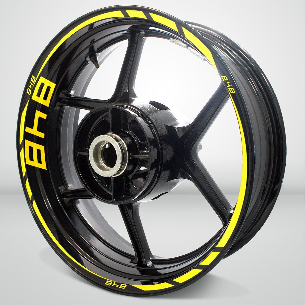 Ducati 848 Motorcycle Rim Wheel Decal Accessory Sticker - Stickman Vinyls