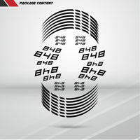Ducati 848 Motorcycle Rim Wheel Decal Accessory Sticker - Motorcycle stickers and decals